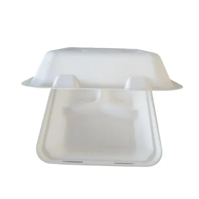 8x8 inch 3 Compartiment Heavy Duty to Go Boxes